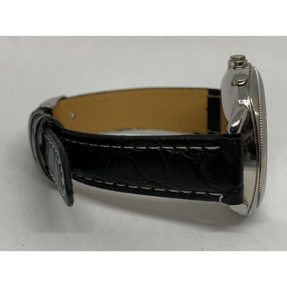 Fossil FTW1200 Women's Black Leather Analog Silver Dial Hybrid Smartwatch JD447 - Picture 11 of 11